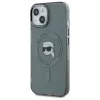 Coque arrière Karl Lagerfeld IML Metal Karl Head avec MagSafe pour Apple iPhone 15 - Noir 2