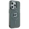 Coque arrière Karl Lagerfeld IML Metal Choupette Head avec MagSafe pour Apple iPhone 15 Pro Max - Noir 2