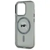 Coque arrière Karl Lagerfeld IML Metal Karl Head avec MagSafe pour Apple iPhone 15 Pro Max - Noir 4