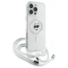 Coque arrière Karl Lagerfeld IML Choupette Head & Cord avec MagSafe pour Apple iPhone 16 Pro Max - Transparent 3