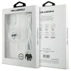 Coque arrière Karl Lagerfeld IML Choupette Head & Cord avec MagSafe pour Apple iPhone 16 Pro Max - Transparent 7