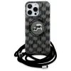 Coque arrière Karl Lagerfeld IML Crossbody Monogram Karl & Choupette Head avec MagSafe pour Apple iPhone 16 Pro Max - Noir 2
