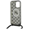 Coque arrière Karl Lagerfeld IML Crossbody Monogram Karl & Choupette Head avec MagSafe pour Apple iPhone 16 Pro Max - Noir 6