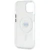 Coque arrière Karl Lagerfeld IML Metal Karl Head avec MagSafe pour Apple iPhone 15 Plus - Blanc 7