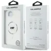 Coque arrière Karl Lagerfeld IML Metal Karl Head avec MagSafe pour Apple iPhone 17e/16e - Blanc 8