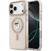 Coque arrière Karl Lagerfeld IML Choupette avec MagSafe pour Apple iPhone 17 Pro Max - Rose 0