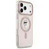 Coque arrière Karl Lagerfeld IML Choupette avec MagSafe pour Apple iPhone 17 Pro Max - Rose 3