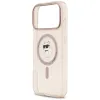 Coque arrière Karl Lagerfeld IML Choupette avec MagSafe pour Apple iPhone 17 Pro Max - Rose 5