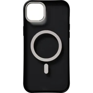 Coque arrière Nudient Form avec MagSafe pour Apple iPhone 14 Plus - Transparent/Noir