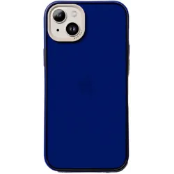 Coque arrière Nudient Form pour Apple iPhone 14 Plus - Transparent/Bleu