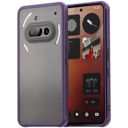 Coque arrière Phonesta AirFrost pour Nothing Phone (3a) - Violet mat