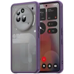 Coque arrière Phonesta AirFrost pour Nothing Phone (3a) Pro - Violet mat