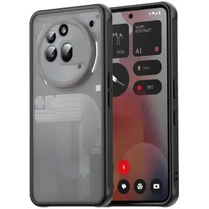 Coque arrière Phonesta AirFrost pour Nothing Phone (3a) Pro - Noir mat