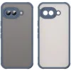 Coque arrière Phonesta AirFrost pour Google Pixel 9a - Bleu mat 1