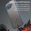 Coque arrière Phonesta AirFrost pour Google Pixel 9a - Bleu mat 3