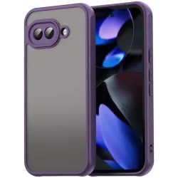 Coque arrière Phonesta AirFrost pour Google Pixel 9a - Violet mat