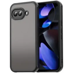 Coque arrière Phonesta AirFrost pour Google Pixel 9a - Noir mat