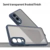 Coque arrière Phonesta AirFrost pour Samsung Galaxy S25 Edge - Bleu mat 4