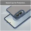 Coque arrière Phonesta AirFrost pour Samsung Galaxy S25 Edge - Bleu mat 7