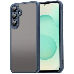 Coque arrière Phonesta AirFrost pour Samsung Galaxy S25 Plus/S24 Plus - Bleu mat