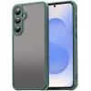 Coque arrière Phonesta AirFrost pour Samsung Galaxy S25/S24 - Vert mat 0