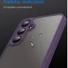 Coque arrière Phonesta AirFrost pour Samsung Galaxy S25/S24 - Violet mat 6