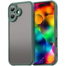 Coque arrière Phonesta AirFrost pour Apple iPhone 17 - Vert mat