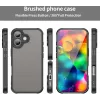 Coque arrière Phonesta AirFrost pour Apple iPhone 17 - Noir mat 1