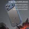 Coque arrière Phonesta AirFrost pour Apple iPhone 17 Pro - Bleu mat 3
