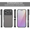 Coque arrière Phonesta AirFrost pour Apple iPhone 17 Pro - Noir mat 1