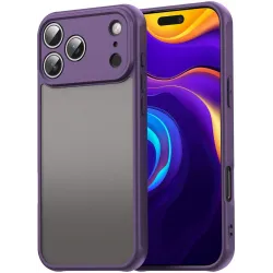 Coque arrière Phonesta AirFrost pour Apple iPhone 17 Pro Max - Violet mat