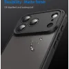 Coque arrière Phonesta AirFrost pour Apple iPhone 17 Pro Max - Noir mat 6