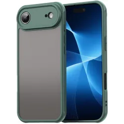 Coque arrière Phonesta AirFrost pour Apple iPhone Air - Vert mat