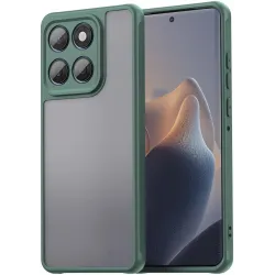 Coque arrière Phonesta AirFrost pour Motorola Edge 60 / Edge 60 Fusion - Vert mat