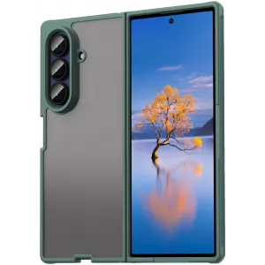 Coque arrière Phonesta AirFrost pour Samsung Galaxy Z Fold 7 - Vert mat