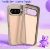 Coque arrière Phonesta AirFrost pour Google Pixel 10 Pro - Beige sable mat 8