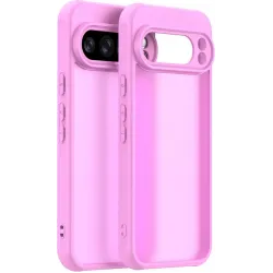 Coque arrière Phonesta AirFrost pour Google Pixel 10 Pro XL - Rose bonbon mat