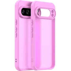 Coque arrière Phonesta AirFrost pour Google Pixel 10 Pro XL - Rose bonbon mat