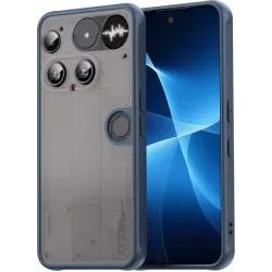 Coque arrière Phonesta AirFrost pour Nothing Phone (3) - Bleu mat