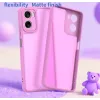 Coque arrière Phonesta AirFrost pour Motorola Moto G06/G06 Power - Rose bonbon mat 1