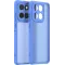 Coque arrière Phonesta AirFrost pour Motorola Edge 60 / Edge 60 Fusion - Bleu saphir mat