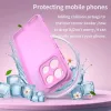 Coque arrière Phonesta AirFrost pour Motorola Moto G86/G86 Power - Rose bonbon mat 3