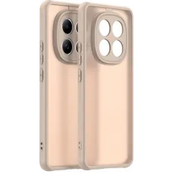 Coque arrière Phonesta AirFrost pour Xiaomi Redmi Note 15 4G/5G / Xiaomi Poco M8 - Beige sable mat