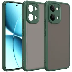 Coque arrière Phonesta AirFrost pour Xiaomi Poco X8 Pro Max - Vert mat