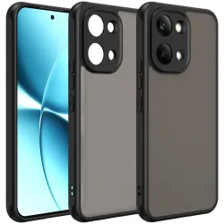 Coque arrière Phonesta AirFrost pour Xiaomi Poco X8 Pro Max - Noir mat