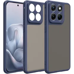 Coque arrière Phonesta AirFrost pour Motorola Edge 70 Fusion - Bleu mat