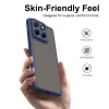Coque arrière Phonesta AirFrost pour Motorola Edge 70 Fusion - Bleu mat 1