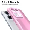 Coque arrière Phonesta AirFrost pour Motorola Edge 70 Fusion - Rose bonbon mat 5