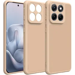 Coque arrière Phonesta AirFrost pour Motorola Edge 70 Fusion - Beige sable mat