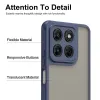 Coque arrière Phonesta AirFrost pour Motorola Moto G47/G37/G37 Power - Bleu mat 6